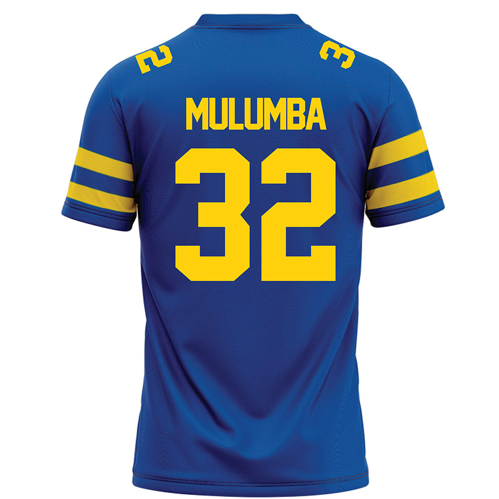 Delaware - NCAA Football : Marje Mulumba - Blue Football Jersey-1