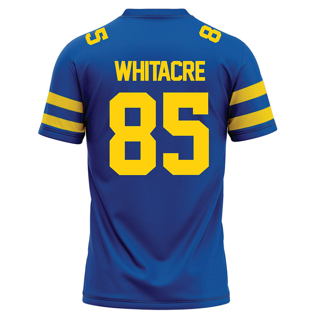 Delaware - NCAA Football : Jackson Whitacre - Blue Football Jersey-1