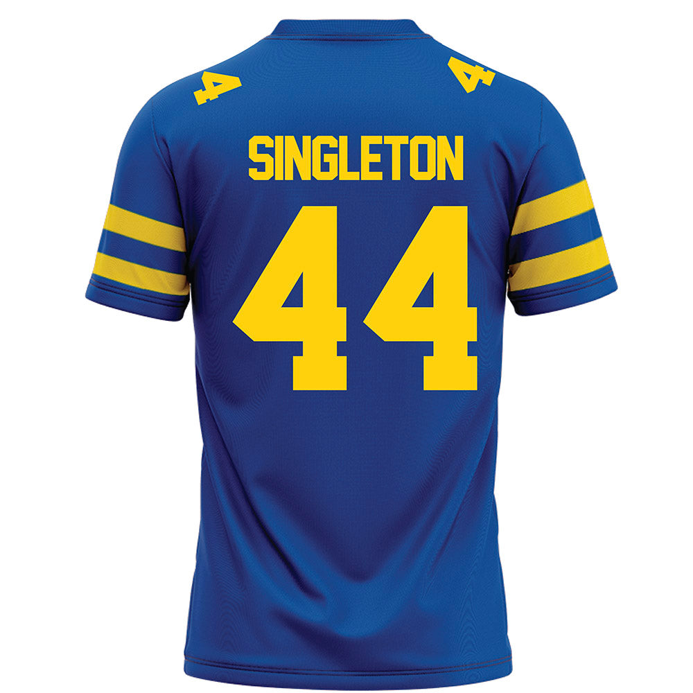 Delaware - NCAA Football : Kaeden Singleton - Blue Football Jersey-1