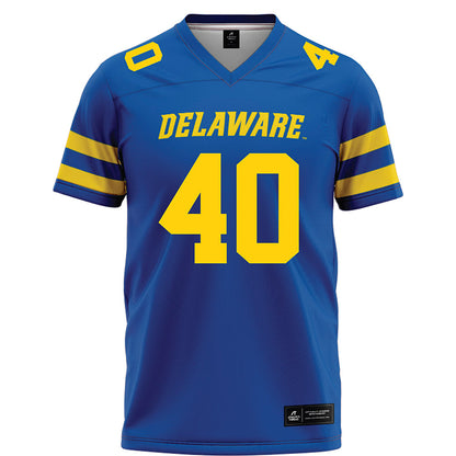 Delaware - NCAA Football : Scott Moore - Blue Football Jersey-0