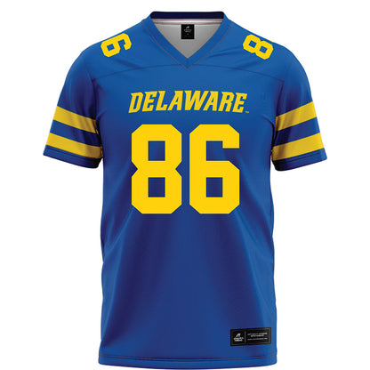 Delaware - NCAA Football : Jaxson Bowman - Blue Football Jersey-0