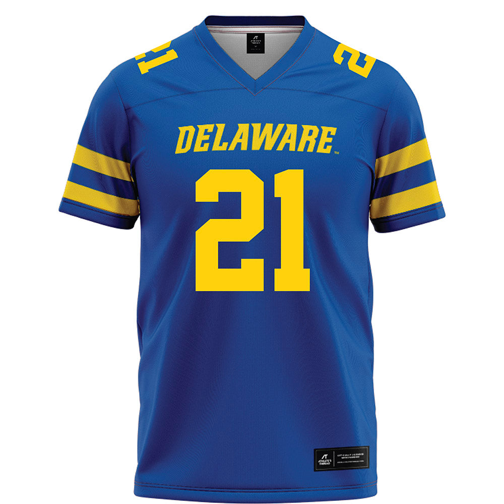 Delaware - NCAA Football : Anthony Crenshaw Jr - Blue Football Jersey