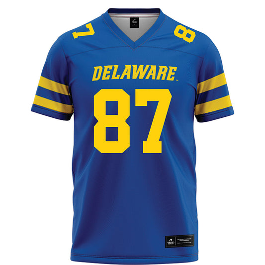 Delaware - NCAA Football : Donovan Lewis - Blue Football Jersey