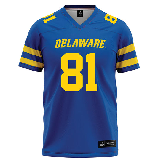 Delaware - NCAA Football : Dan Parisi - Blue Football Jersey-0