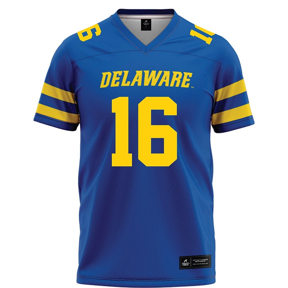 Delaware - NCAA Football : Kshawn Cox - Blue Football Jersey