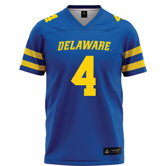 Delaware - NCAA Football : Akhoury Lyde - Blue Football Jersey-0