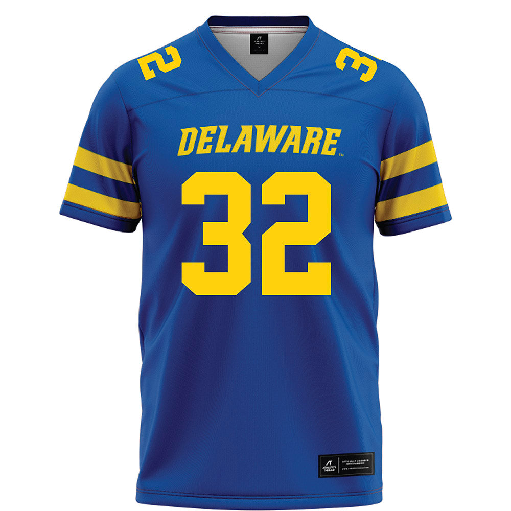 Delaware - NCAA Football : Marje Mulumba - Blue Football Jersey-0