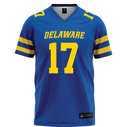 Delaware - NCAA Football : Emmanuel Doku - Blue Football Jersey-0