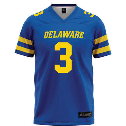 Delaware - NCAA Football : Hasson Manning - Blue Football Jersey-0