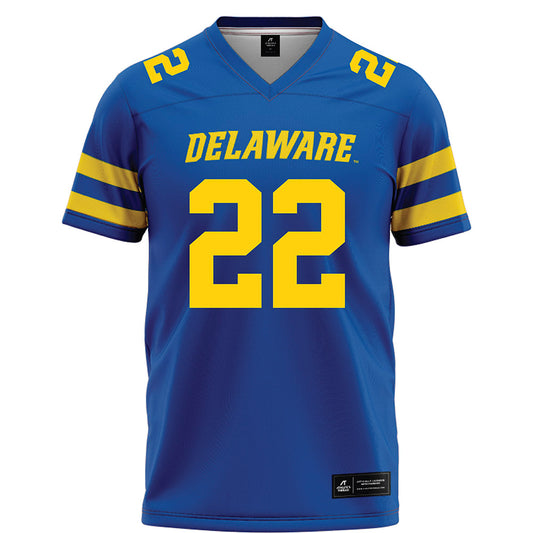 Delaware - NCAA Football : Dorian Rutledge - Blue Football Jersey-0