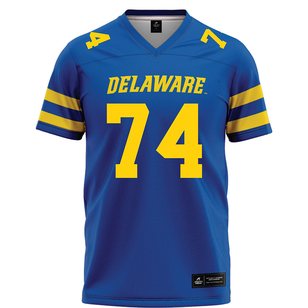 Delaware - NCAA Football : Tyler Burnham - Blue Football Jersey