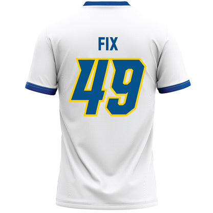 Delaware - NCAA Men's Lacrosse : Franky Fix - White Lacrosse Jersey -1