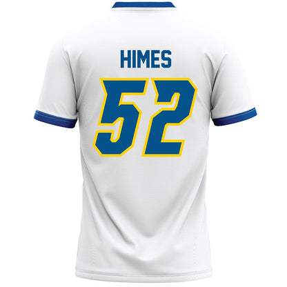 Delaware - NCAA Men's Lacrosse : Aidan Himes - White Lacrosse Jersey -1