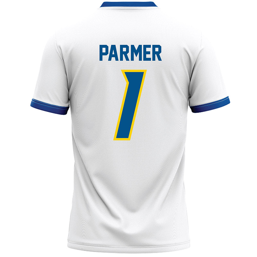 Delaware - NCAA Men's Lacrosse : Bennett Parmer - White Lacrosse Jersey -1