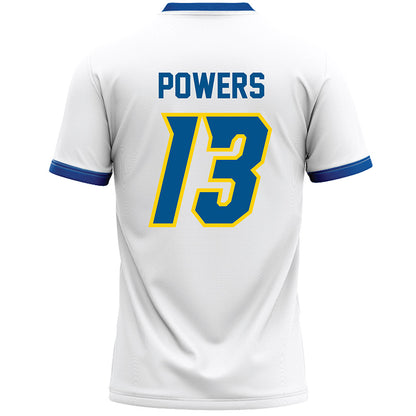 Delaware - NCAA Men's Lacrosse : Brendan Powers - White Lacrosse Jersey -1