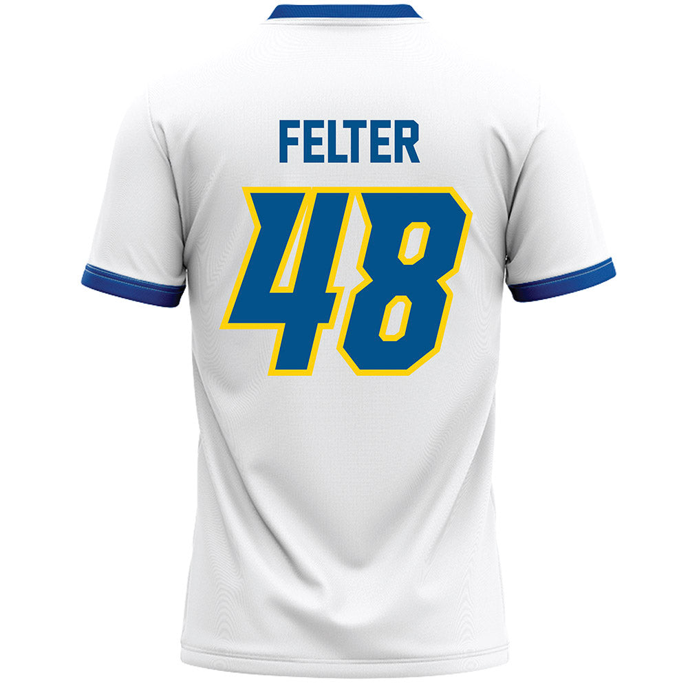 Delaware - NCAA Men's Lacrosse : Casey Felter - White Lacrosse Jersey -1