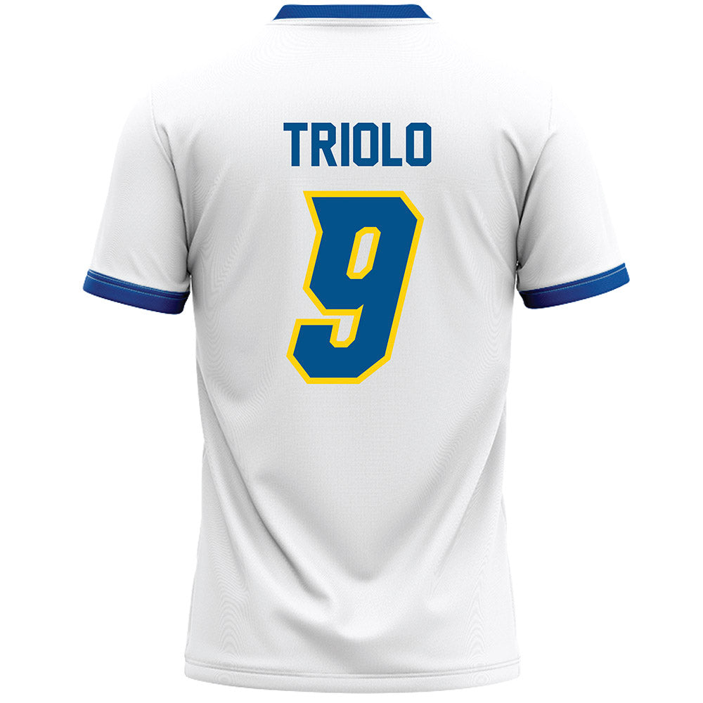 Delaware - NCAA Men's Lacrosse : Matt Triolo - White Lacrosse Jersey -1