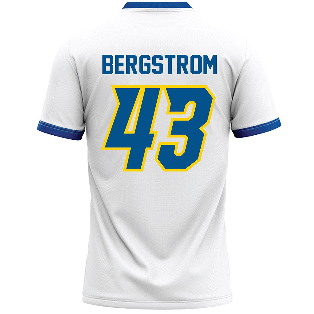 Delaware - NCAA Men's Lacrosse : Wells Bergstrom - White Lacrosse Jersey -1