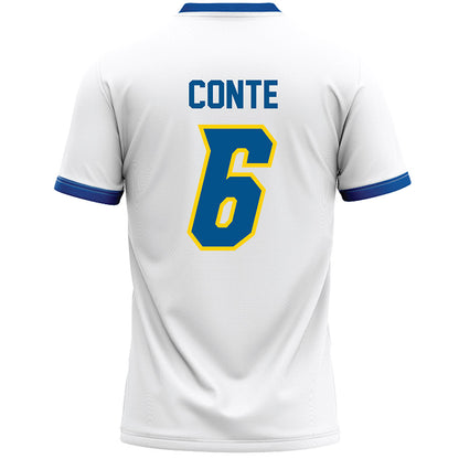Delaware - NCAA Men's Lacrosse : Scott Conte - White Lacrosse Jersey -1