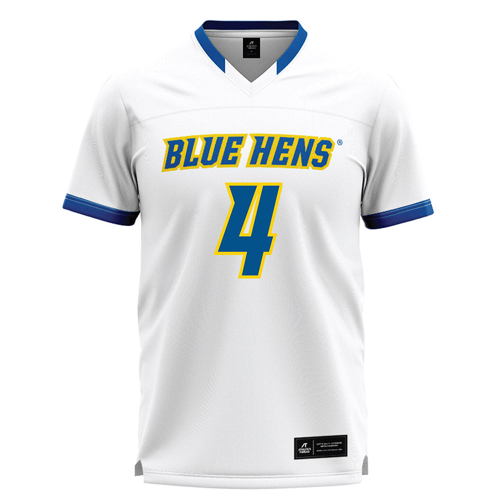 Delaware - NCAA Men's Lacrosse : Cory Capri - White Lacrosse Jersey -0