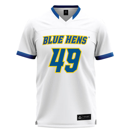 Delaware - NCAA Men's Lacrosse : Franky Fix - White Lacrosse Jersey -0