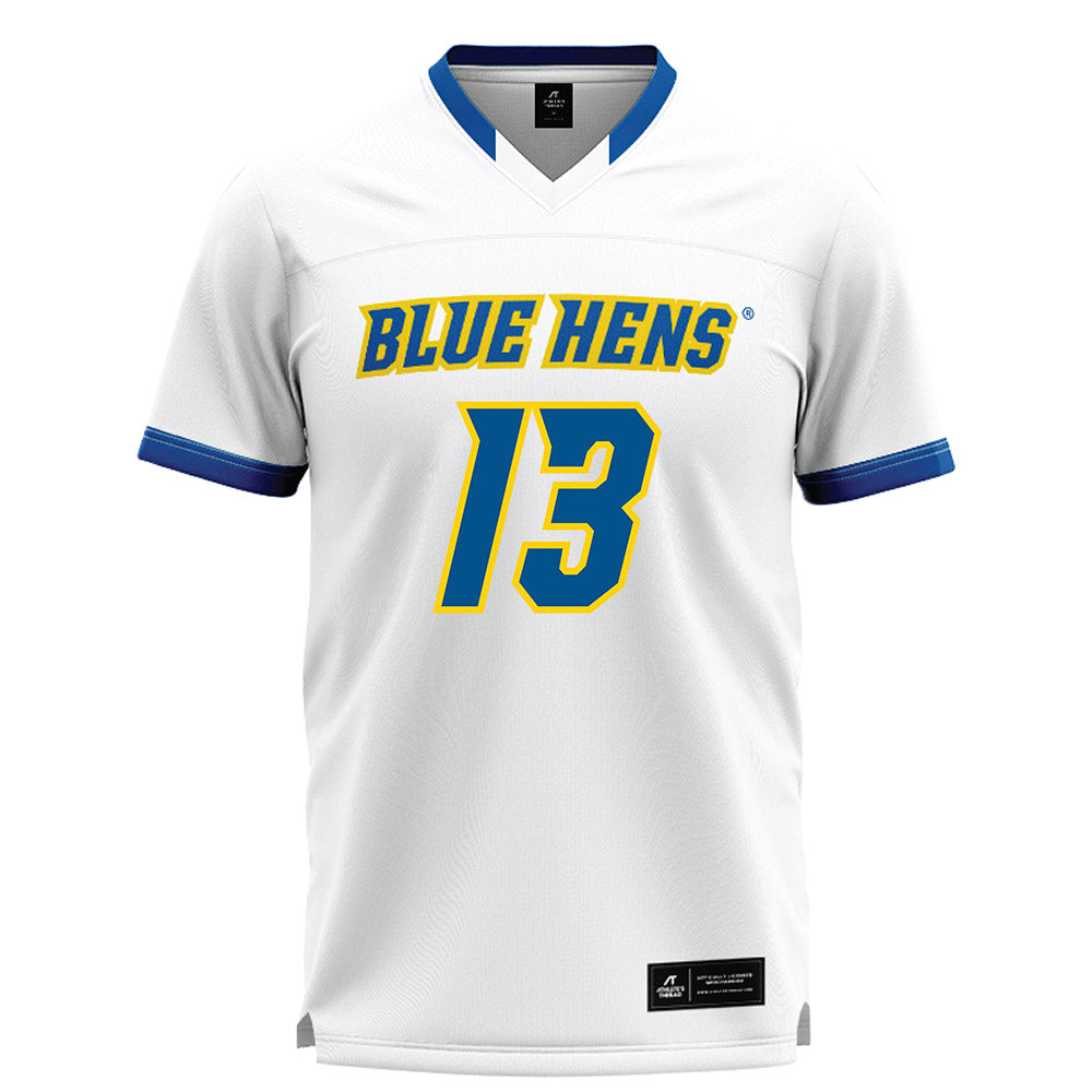 Delaware - NCAA Men's Lacrosse : Brendan Powers - White Lacrosse Jersey -0