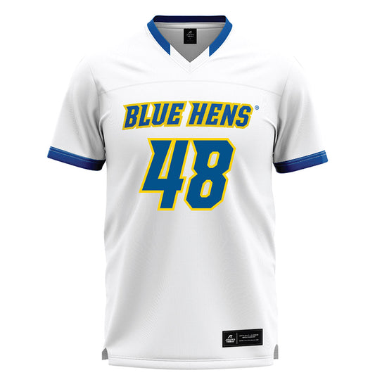 Delaware - NCAA Men's Lacrosse : Casey Felter - White Lacrosse Jersey -0