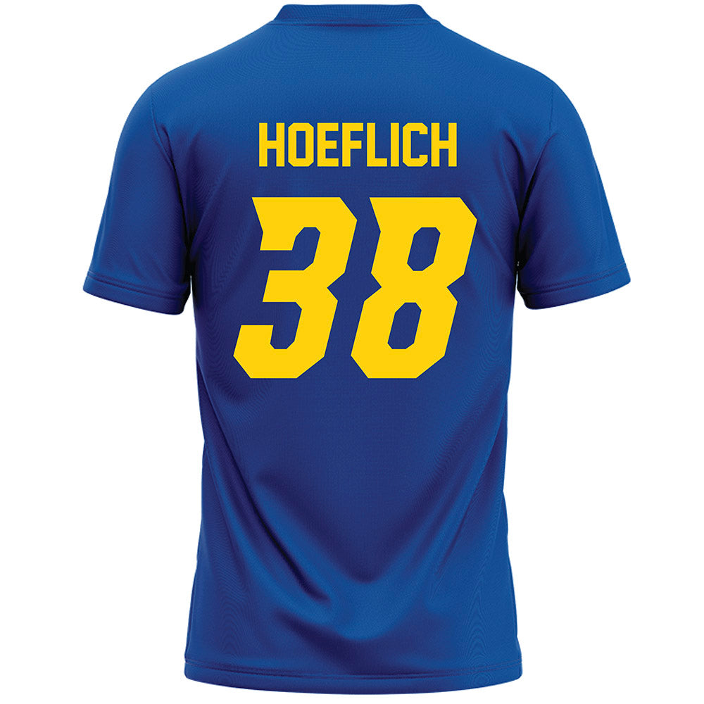 Delaware - NCAA Women's Lacrosse : Lara Hoeflich - Blue Lacrosse Jersey -1