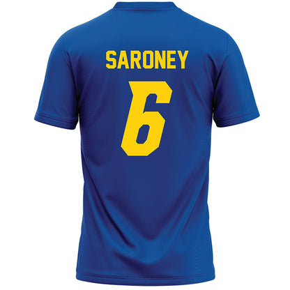 Delaware - NCAA Women's Lacrosse : Halen Saroney - Blue Lacrosse Jersey -1
