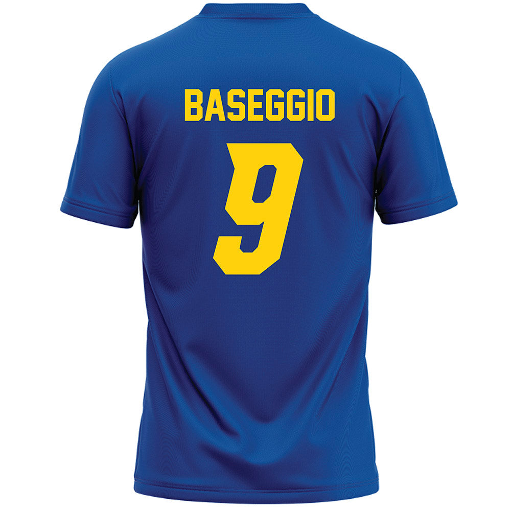 Delaware - NCAA Women's Lacrosse : Kat Baseggio - Blue Lacrosse Jersey -1