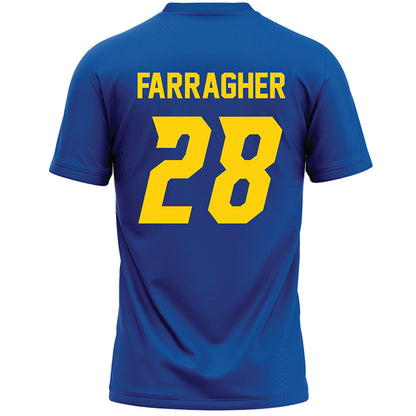 Delaware - NCAA Women's Lacrosse : Maggie Farragher - Blue Lacrosse Jersey -1