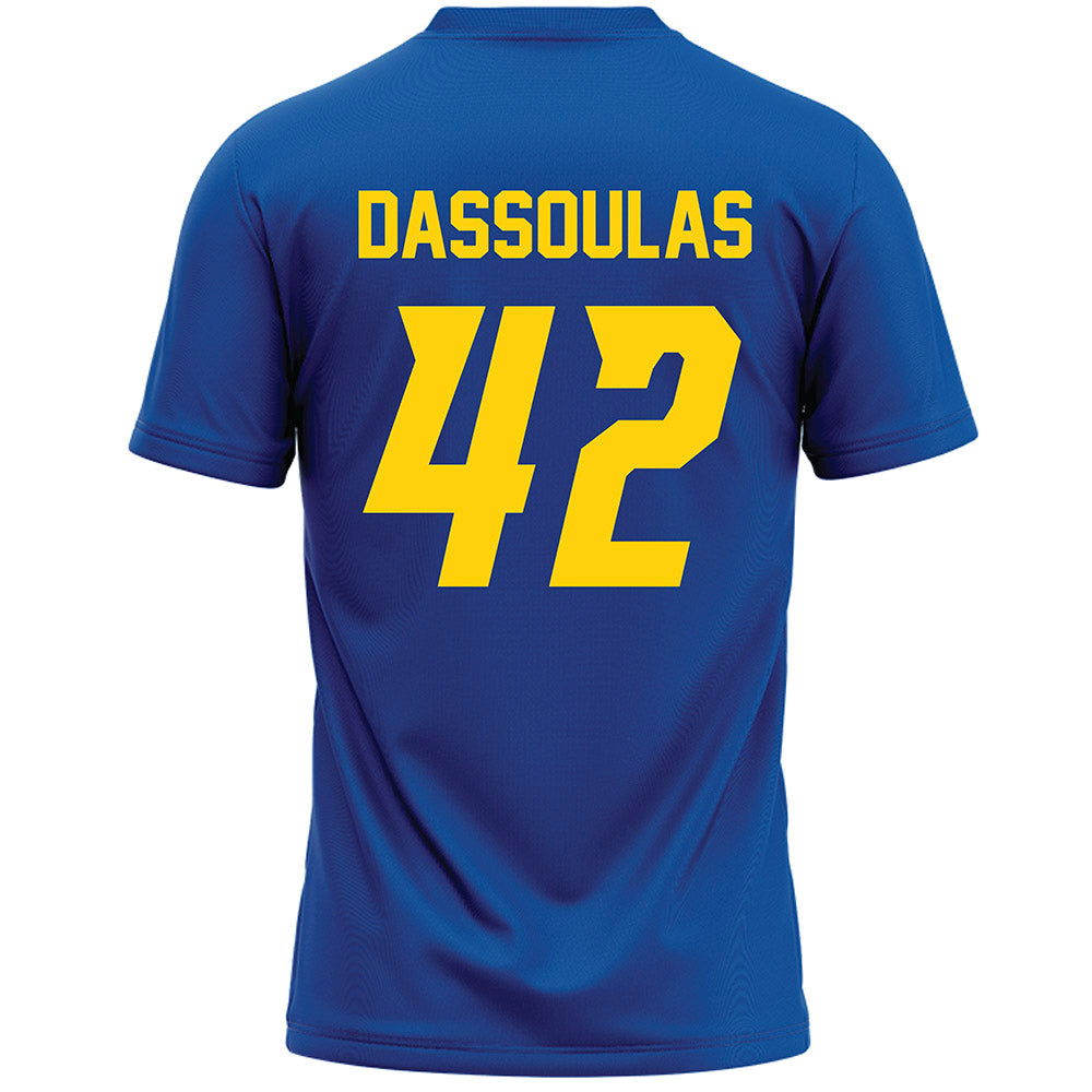 Delaware - NCAA Women's Lacrosse : Ellie Dassoulas - Blue Lacrosse Jersey -1