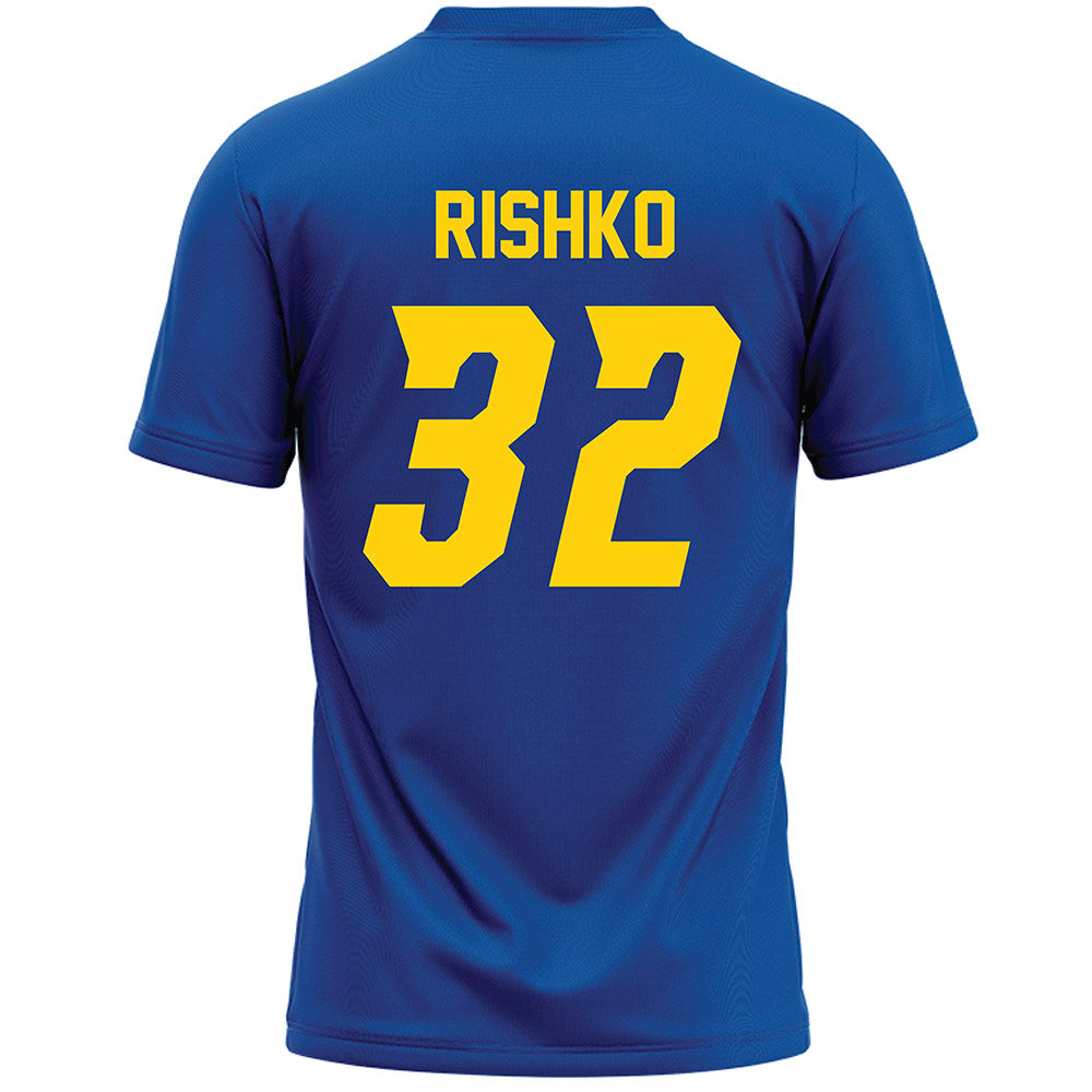 Delaware - NCAA Women's Lacrosse : Ella Rishko - Blue Lacrosse Jersey -1