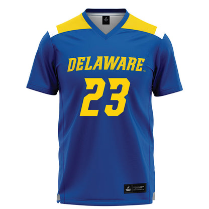 Delaware - NCAA Women's Lacrosse : Louise Rishko - Blue Lacrosse Jersey -0