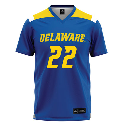 Delaware - NCAA Women's Lacrosse : Mary Matey - Blue Lacrosse Jersey -0