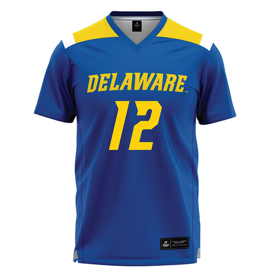Delaware - NCAA Women's Lacrosse : Erin Hussey - Blue Lacrosse Jersey -0