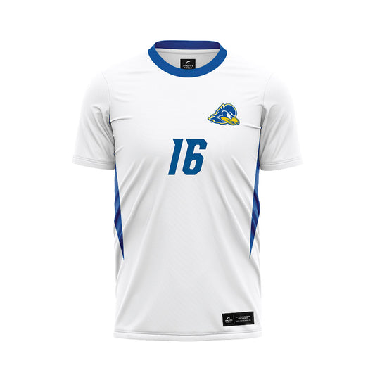 Delaware - NCAA Men's Soccer : Colin Kelly - White Soccer Jersey-0