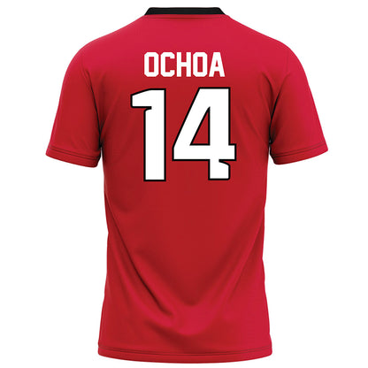 UNLV - NCAA Football : Gael Ochoa - Red Football Jersey-1