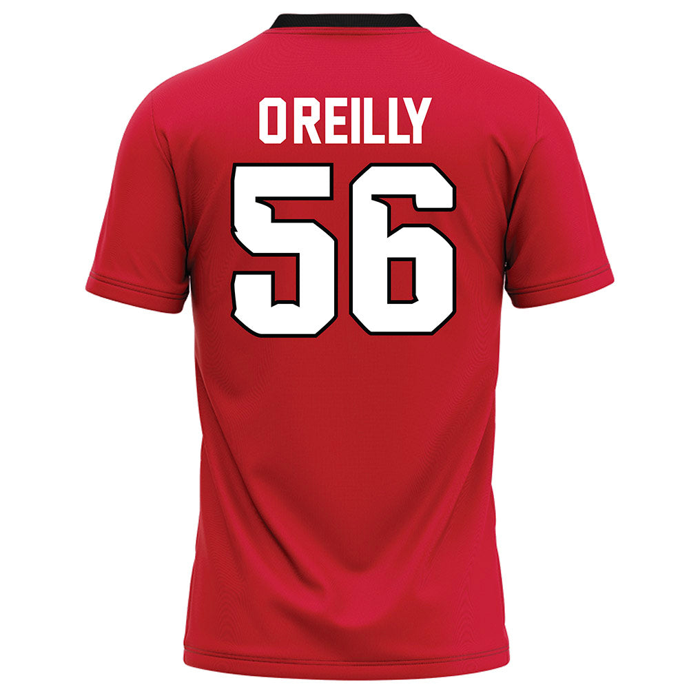 UNLV - NCAA Football : Andrew O'Reilly - Red Football Jersey-1