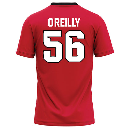 UNLV - NCAA Football : Andrew O'Reilly - Red Football Jersey-1