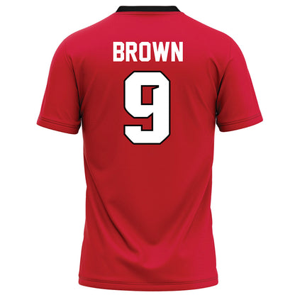 UNLV - NCAA Football : Aamaris Brown - Red Football Jersey-1