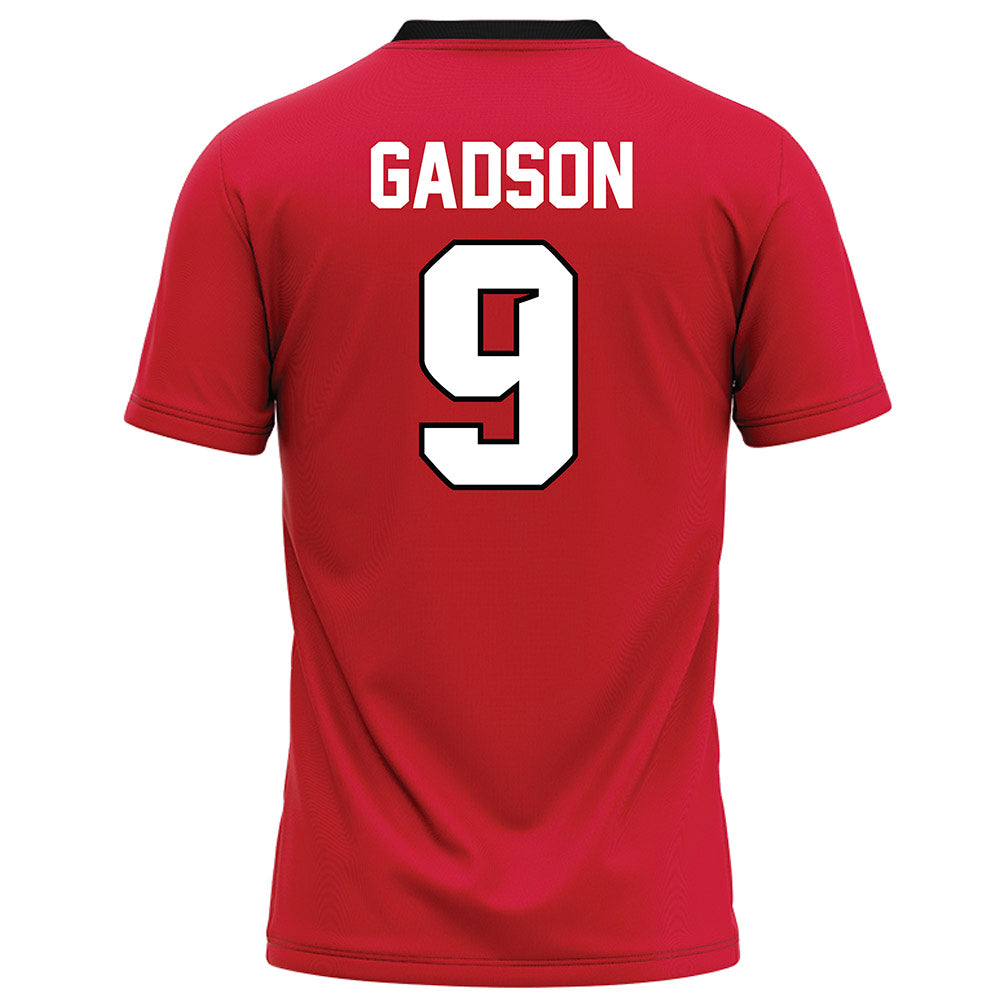 UNLV - NCAA Football : Quentin Gadson - Red Football Jersey-1