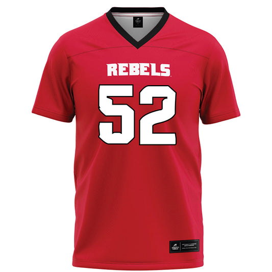 UNLV - NCAA Football : Sam Wolfenden - Red Football Jersey-0