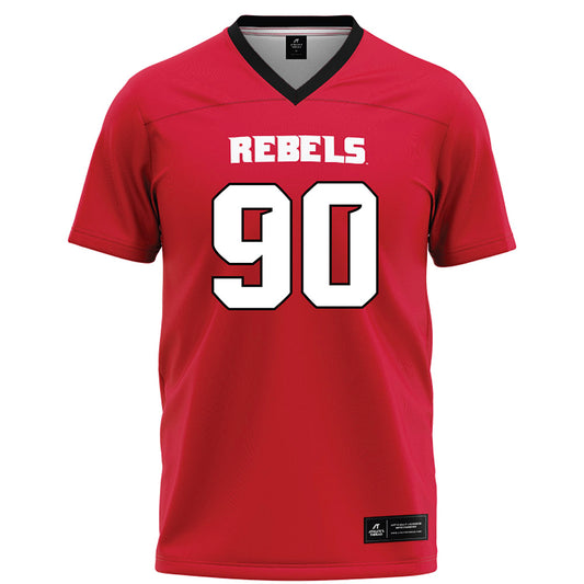 UNLV - NCAA Football : Eliah Logo - Red Football Jersey-0