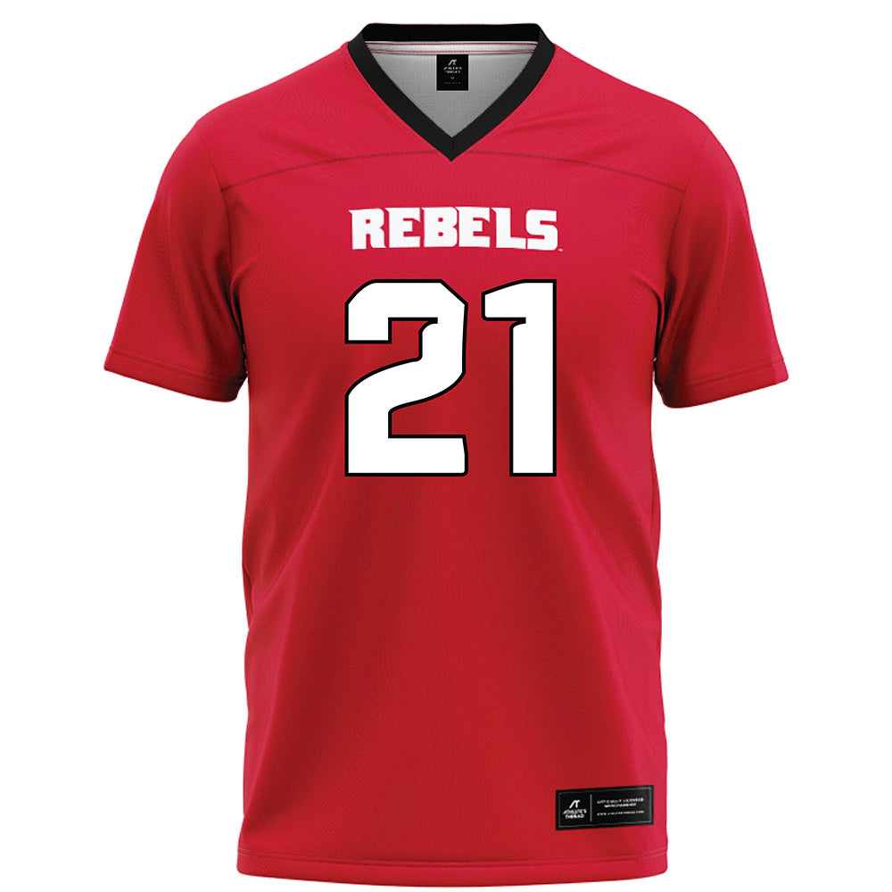 UNLV - NCAA Football : Josh Tuchek - Red Football Jersey-0