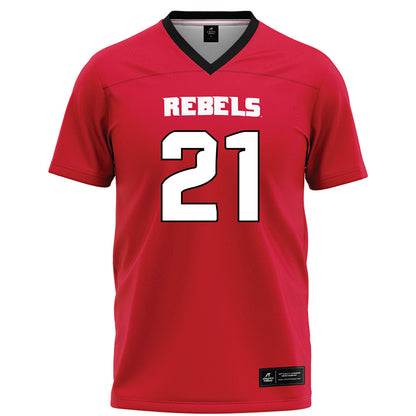 UNLV - NCAA Football : Josh Tuchek - Red Football Jersey-0