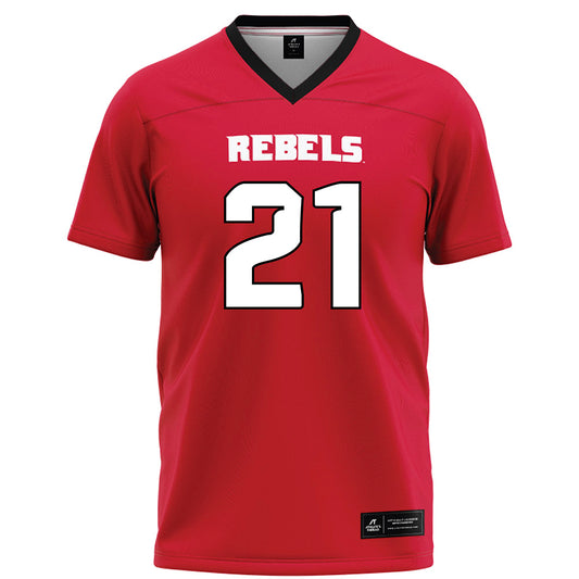UNLV - NCAA Football : Josh Tuchek - Red Football Jersey-0