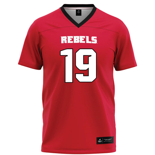 UNLV - NCAA Football : Danny Boden - Red Football Jersey-0