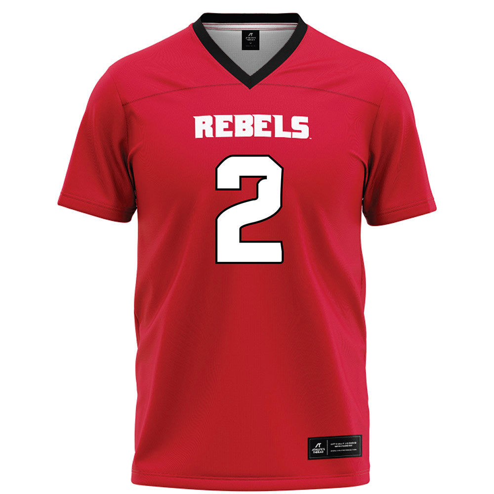 UNLV - NCAA Football : Denver Harris - Red Football Jersey-0