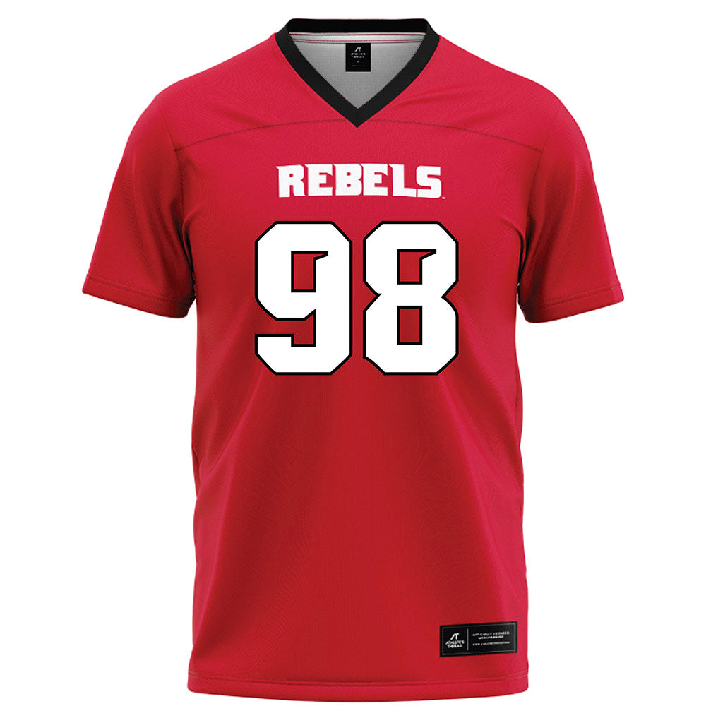 UNLV - NCAA Football : Jordan Covington - Red Football Jersey-0